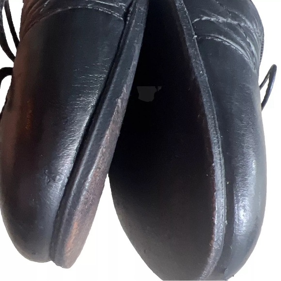 Chanel ballet flats 9.5 VGUC Quilted Leather Bow Tie Double CC Logo Black - Picture 9 of 13